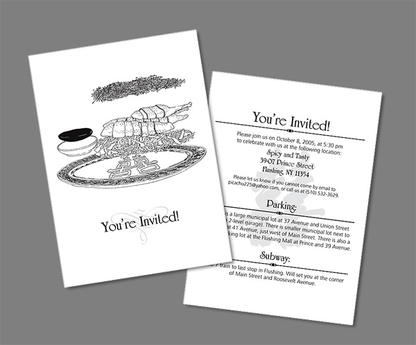 banquet invitation